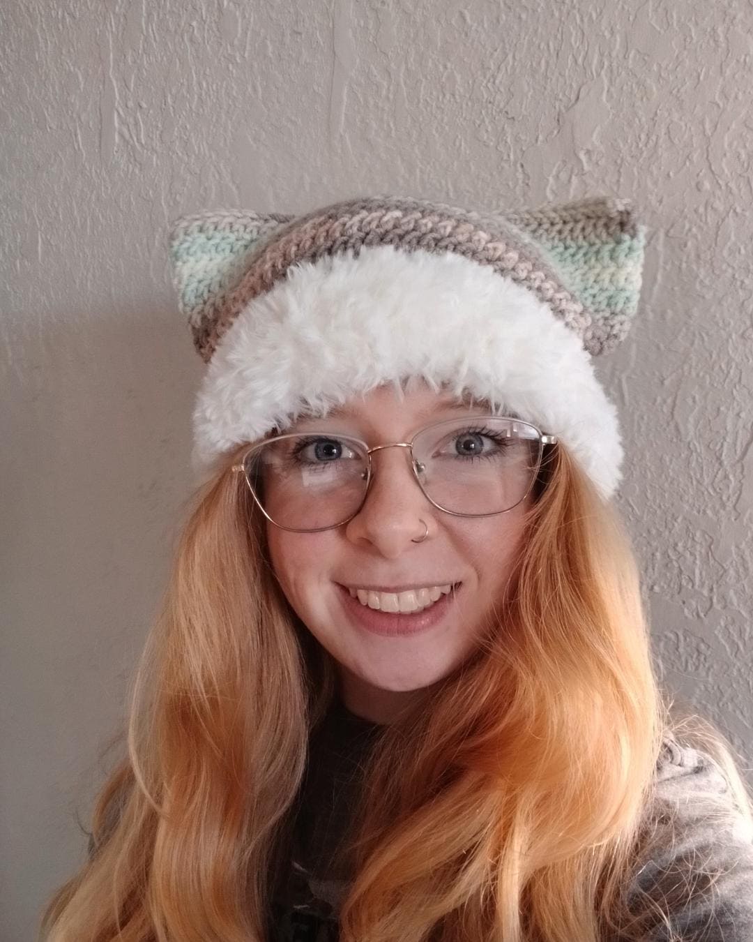 30 Cat Beanie Crochet Patterns to Explore: Cozy Ears, Ribbing, and Playful Styles 7 Fuzzy Crochet Cat Beanie