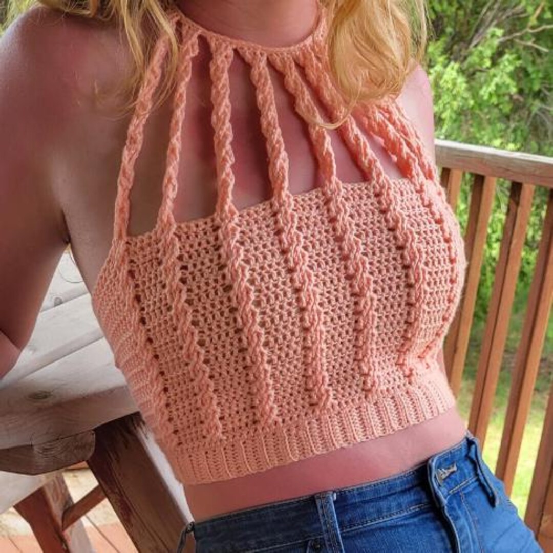 トップス Milly crochet knit tops AM1620 ABC4BA70-4A6F-4193-A791-