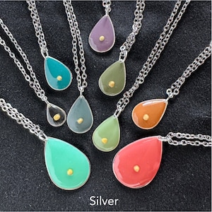 SILVER Real Mustard Seed Necklace