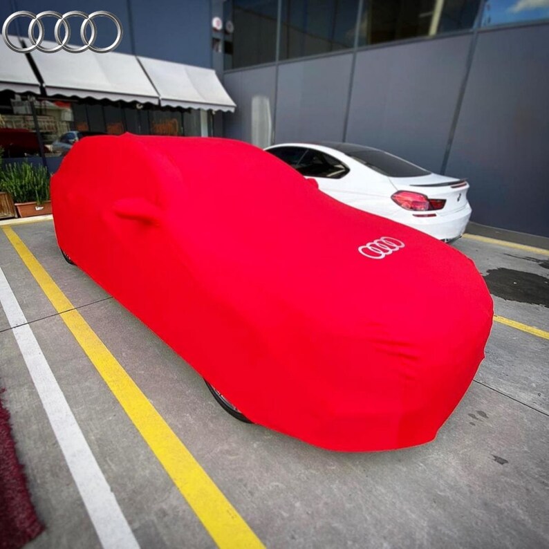 Audi Brand Logo Car Cover Audi Car Protector Weather Protector Handmade