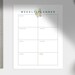PRINTABLE, June - Weekly Calendar, Simple Weekly Desktop Notes ...