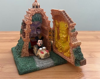 Mickey Mouse Indiana Jones Temple of the Forbidden Eye Resin
