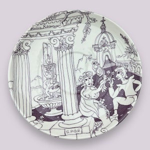 Enoch Wedgwood Tunstall Shakespeare Saucer Irma '76 Projekt Louis Rosen Schmidt
