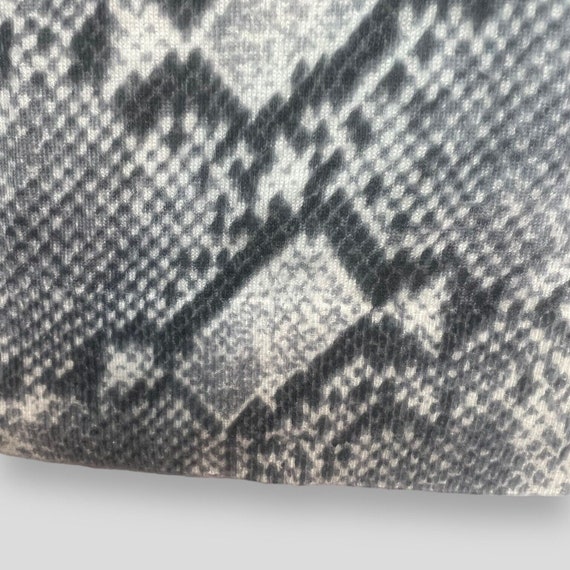 Equipment Sweater Python Snake Print In White Gre… - image 5
