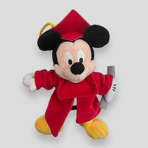 Uni Uni Abschluss Geschenk Disney Parks Micky Maus 2000 Plüsch Vintage Gebraucht Vgc Bild 1