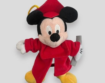 University Graduation Gift Disney Parks Mickey Mouse 2000 Plush Vintage Used Vgc