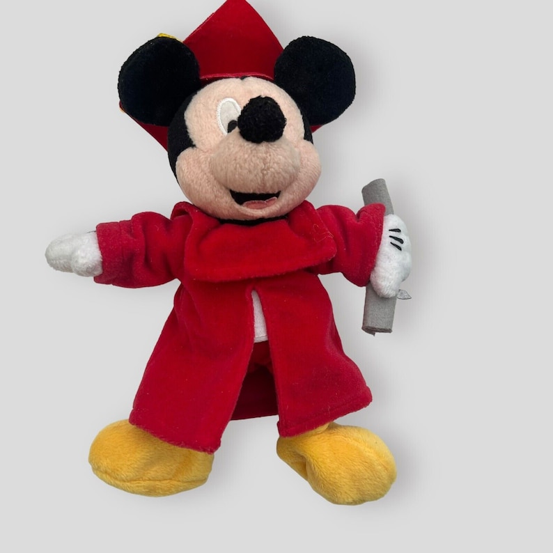 Uni Uni Abschluss Geschenk Disney Parks Micky Maus 2000 Plüsch Vintage Gebraucht Vgc Bild 2