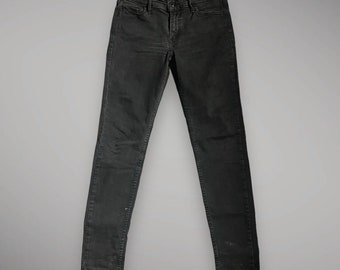 Levi's 710 Black Jeans Super Skinny Stretch Black Label Woman’s W29 L28 Used Vgc