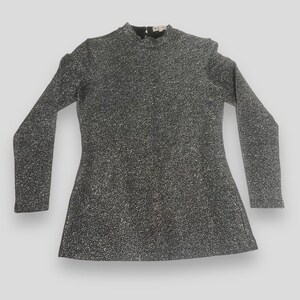 Reiss Metallic Shimmer Jersey Jumper Size Small Lightly Worn For Xmas Time Vgc
