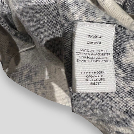 Equipment Sweater Python Snake Print In White Gre… - image 7