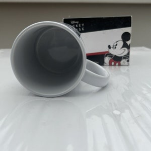 Disney Mickey Mouse's Face Every Day mok beker doos Walt Disney wit nieuw cadeau afbeelding 3