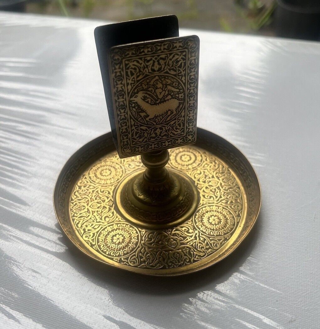 当時もの アンティーク SEAT OF HONOR ASHTRAY ゴールド - メルカリ