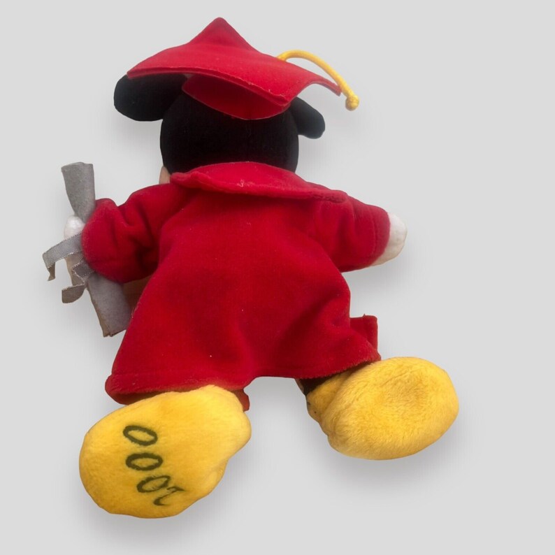 Uni Uni Abschluss Geschenk Disney Parks Micky Maus 2000 Plüsch Vintage Gebraucht Vgc Bild 6