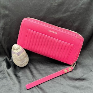 Cartera de piel acolchada con forma de acordeón en color rosa de Zadig & Voltaire Muy apreciada