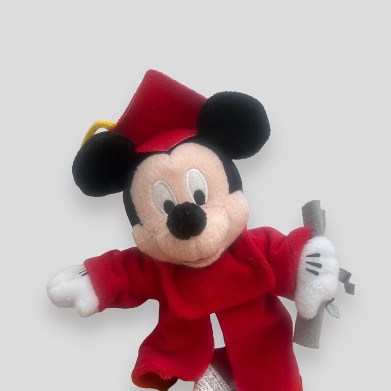 Uni Uni Abschluss Geschenk Disney Parks Micky Maus 2000 Plüsch Vintage Gebraucht Vgc Bild 7