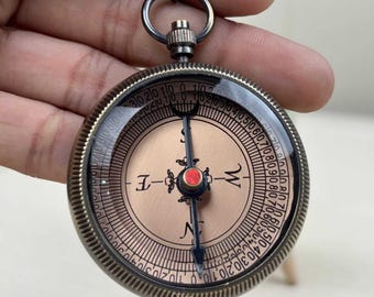 Engraved Compass Gift for Son, Graduation Keepsake