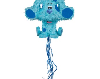 Blue's Clues 3D Pull Pack of 1 Pinata, 18.5", Multicolor