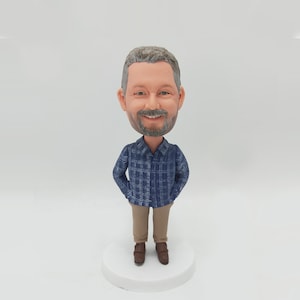 Bobble head custom ,Custom Bobblehead, Custom Figure Bobble Head Dolls, Personalized Gifts for boyfriend, Best Anniversary Gifts for Husband
