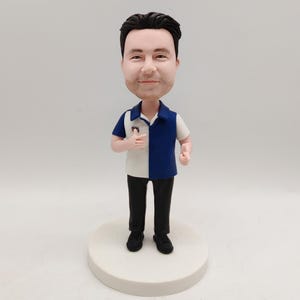 Custom man Bobbleheads, Custom Bobblehead for husband, Custom Bobblehead For Boss, Make Your Own Bobble Head, Custom Father Action Figure