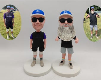 CustomMan Bobblehead,Personalized Birthday Cake Topper For Dad,Romantic Anniversary Gift For Husband,Custom sports Bobblehead,Christmas‘gift