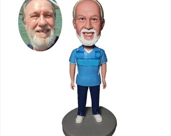 Custom Handmade Bobblehead Gift, Personalized Figurine,