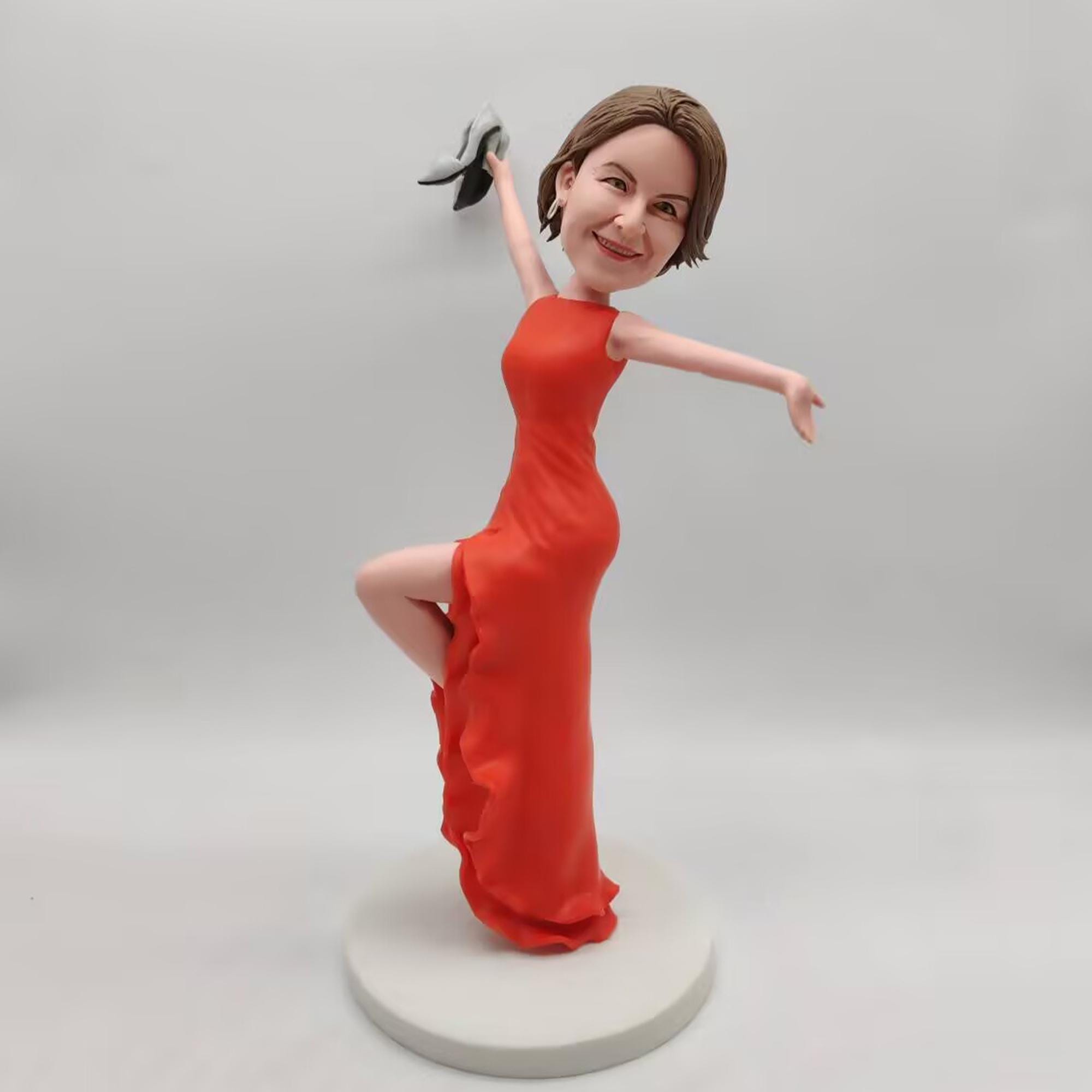 Custom bobbleheads for female graduation, bobblehead custom, caly bobble head, gifts for her