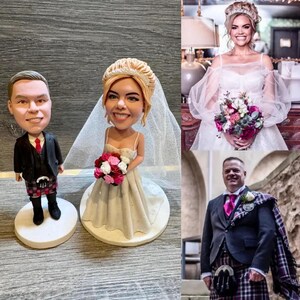 Custom wedding couple bobblehead,bobblehead couple,personalized bobbleheads wedding cake topper, wedding gifts for parents,Anniversary gifts