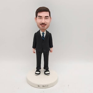 Custom Bobbleheads, custom bobblehead from photo,Make Your Own Bobblehead, Father bobblehead, Gifts for him,Anniversary gift, birthday gifts