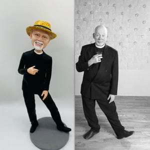 Custom Bobbleheads, Custom Grandfather Bobblehead, Custom Bobblehead For Boss, Make Your Own Bobble Head, Custom Father Action Figure
