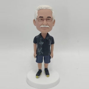Bobbleheads personalizados, presentes legais para o dia dos pais, bobblehead personalizado do avô, bobblehead personalizado como presentes do dia do chefe, ideias para presentes de natal