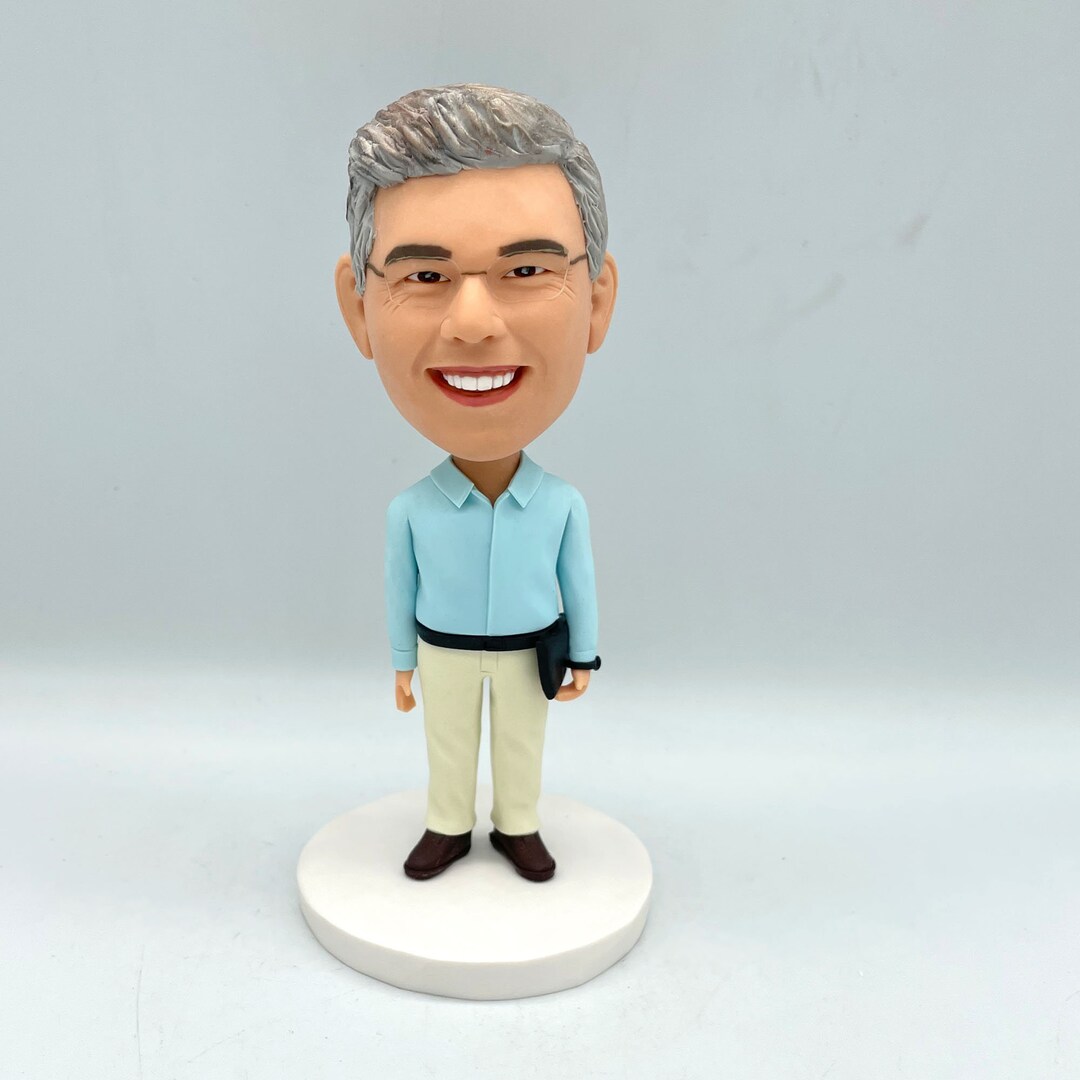 Custom Bobbleheads Cool Father's Day Gifts, Custom Grandfather Bobblehead, Custom Bobblehead as