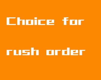 Rush order , upgrade normal order into fast order,fast shipping