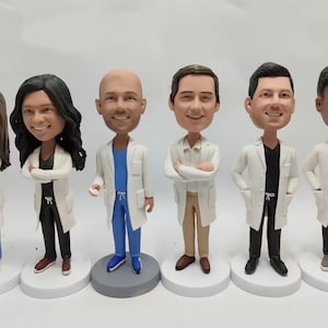 Custom bulk bobblehead, Team Doctor bobbleheads ,Personalized gifts For Doctors, Birthday Gifts For Doctor, Surgeon, Dentist.party gifts