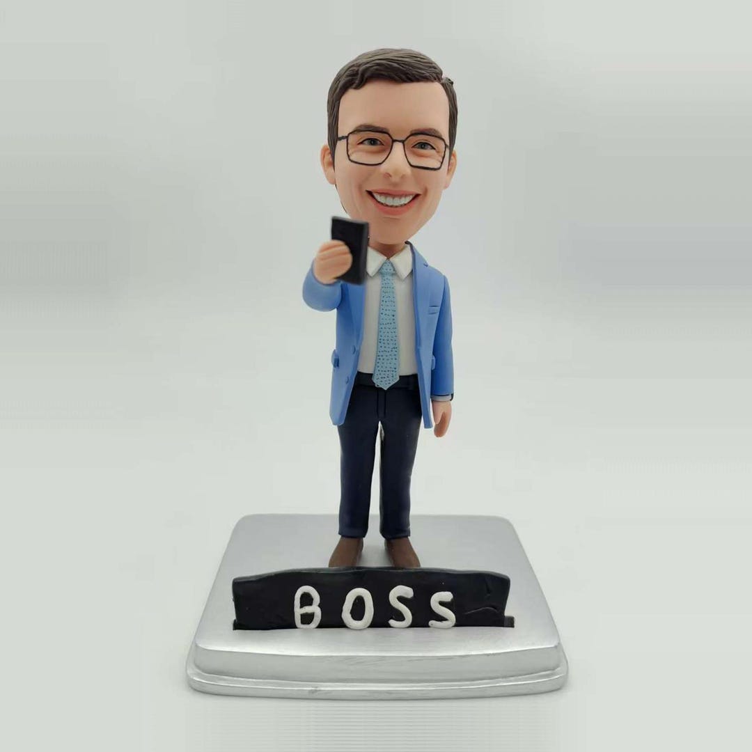 Custom Boss Bobblehead From Photo With a Boss Base ,personalized ...
