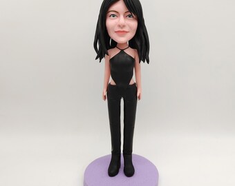 Custom bobbleheads for female graduation, bobblehead custom, caly bobble head, gifts for her