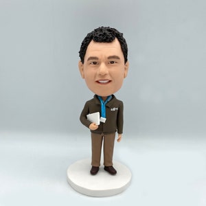 Custom Boss CEO Bobbleheads For Boss&#39;s Day, Custom Bobblehead Business, Personalized Office Gift For Coworkers, Office Manager Gift Ideas