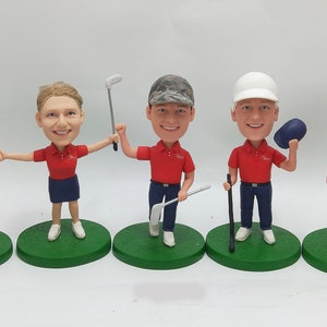 Custom Golf Bobblehead, Personalized Golf Gifts For Him, Unique Golf Gifts For Him, Custom Boss Gifts For Golf lovers, Gifts For Golfers
