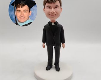 Customized men's bobblehead,Custom Graduation Bobblehead,Personalized College Graduate Gift Christmas gifts