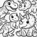 Coloring Book - Dinosaurs and Their World: Fun & Educational- for Kids ...
