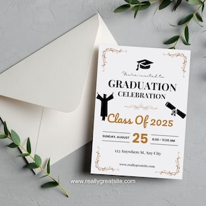 Graduation Celebration Invitation Class of 2025