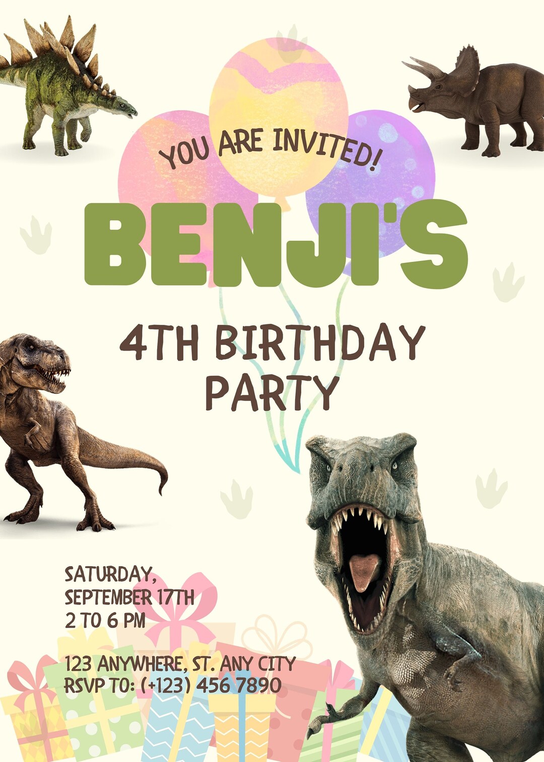 Dinosaur Birthday Invitation Template quality Printable Invitation dinosaur-birthday-invitation-template-quality-printable-invitation