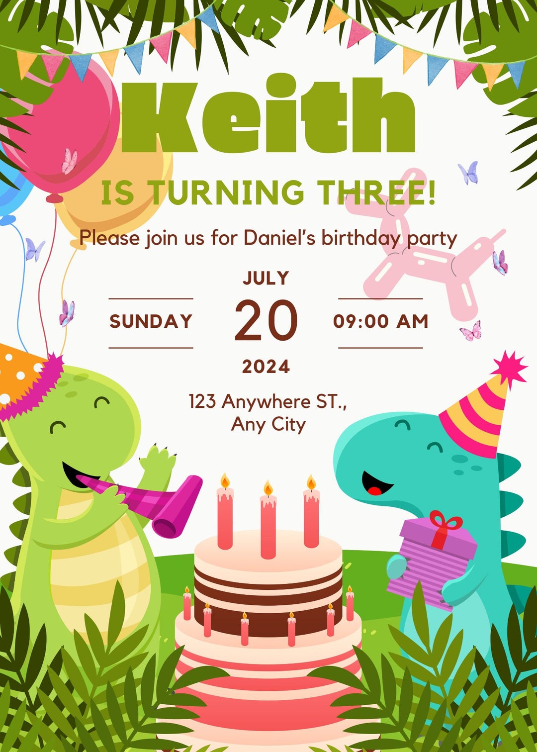 Birthday Party Invitations Make Your Child's Birthday Unforgettable ...