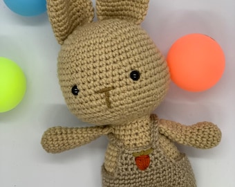 Handmade Organic Stuffed Bunny Plush, Rabbit Toys for Toddlers and Kids: Stuffed Bunny Rabbits, Soft and Cute Rabbit Plush