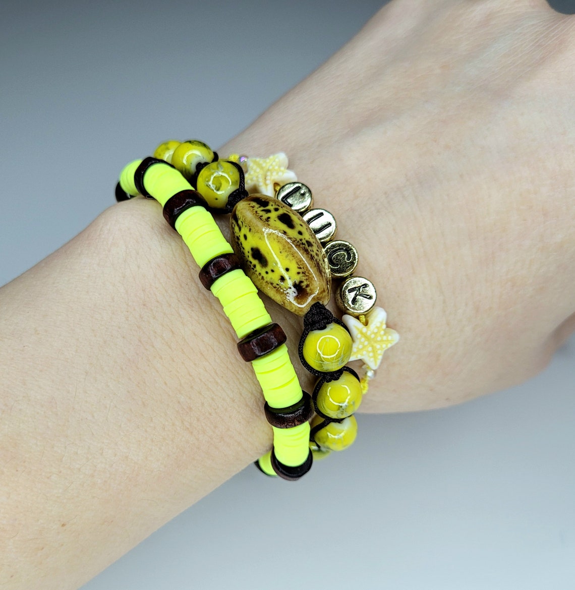 Macrame Bracelets Set of 3 Handmade Bracelets With a Wish Card Etsy