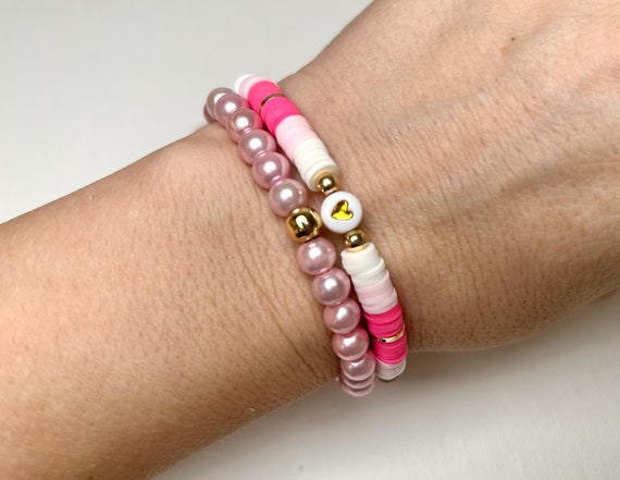 Chic Pink String Bracelet - Custom Fit & Fashionable | Luck Strings