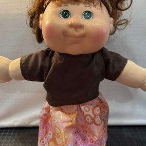 CPK Orange indigenous cabbage patch kids clothing set