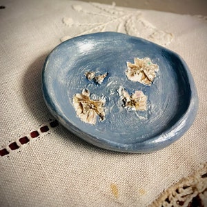 Handmade Dried Flower Jewelry Dish