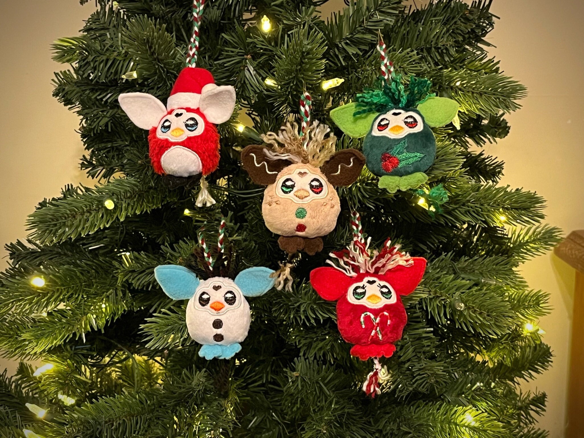 Festive Furby Ornaments / Keychains - Etsy