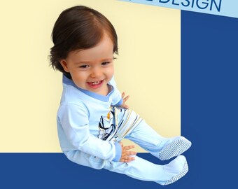 Custom Embroidered Delight: Explore Our Collection of Adorable Organic Baby Rompers with Personalized Touch! best baby gift.