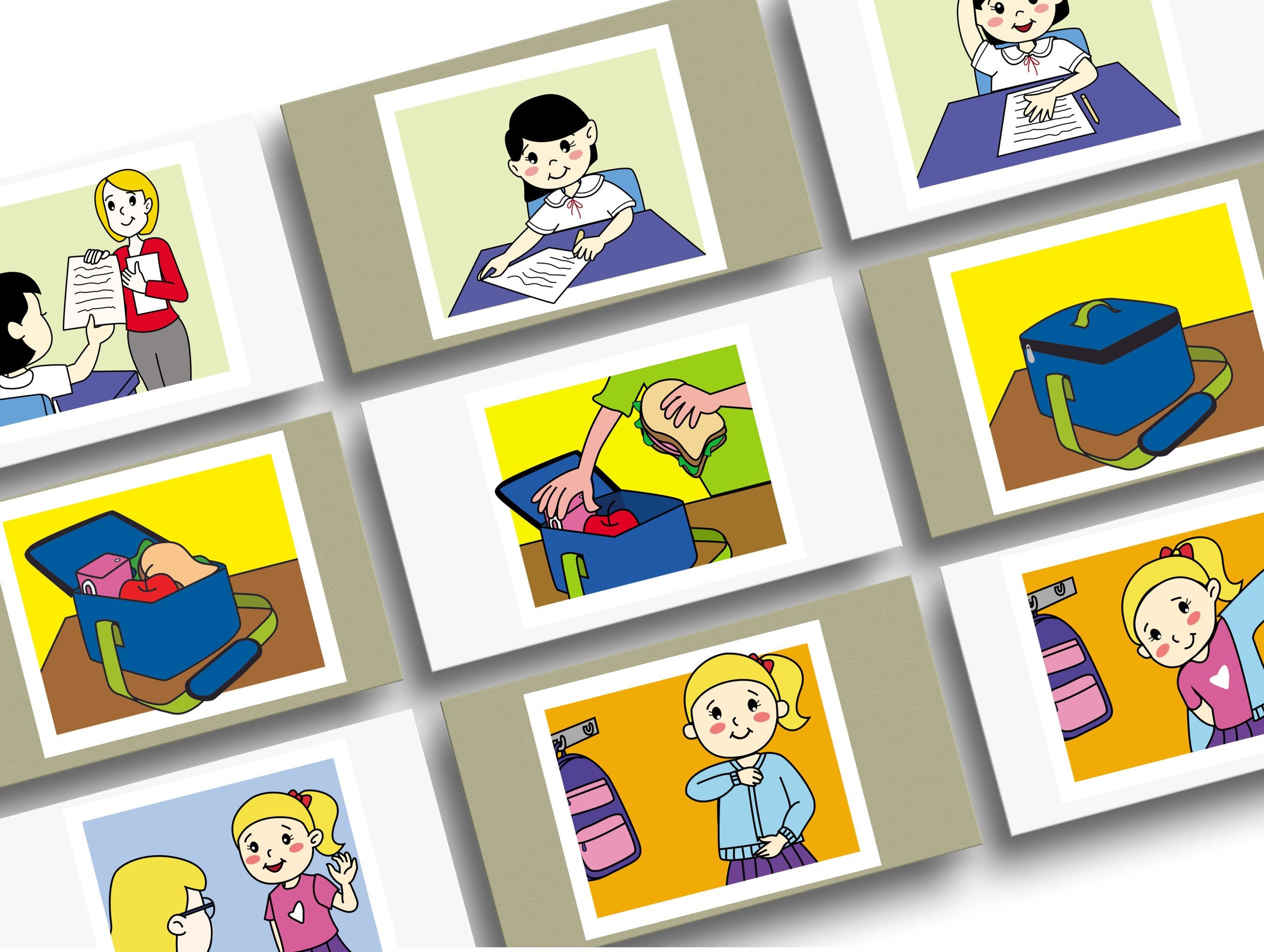 Sequencing Materials 4 Picture Sequencing Card | Flash Cards ...